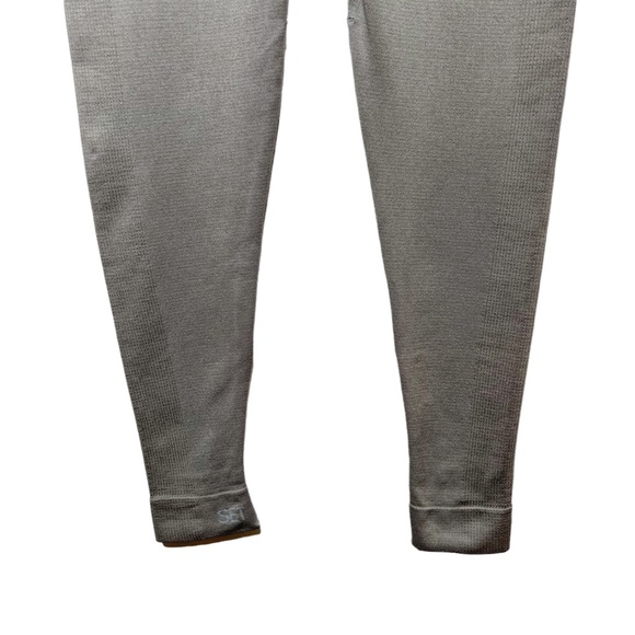 SET ACTIVE High Rise Taupe Gray Sculpt Flex Seamless Leggings Sz M/L - Picture 10 of 12